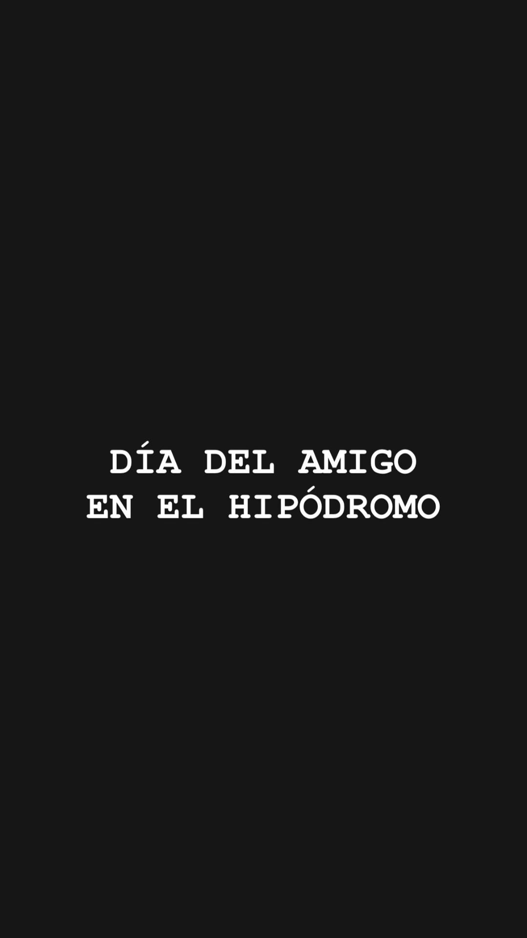 Día del Amigo en el Hipódromo 🏇