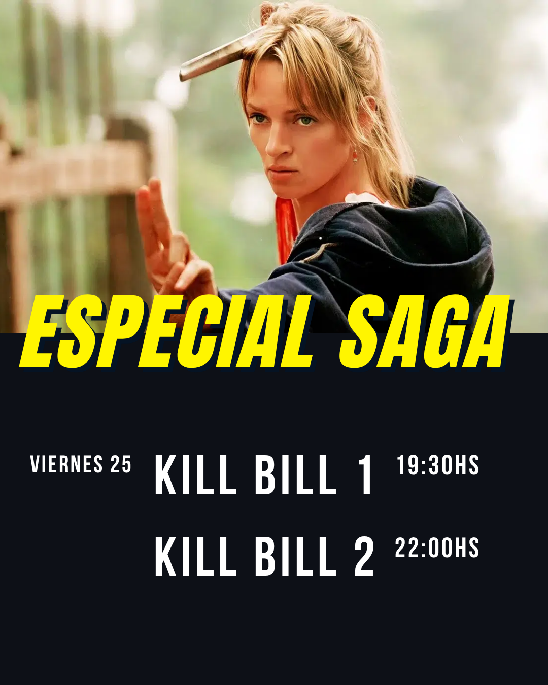 CINE OCULTO SAGA - Kill Bill vol:1 19:30hs