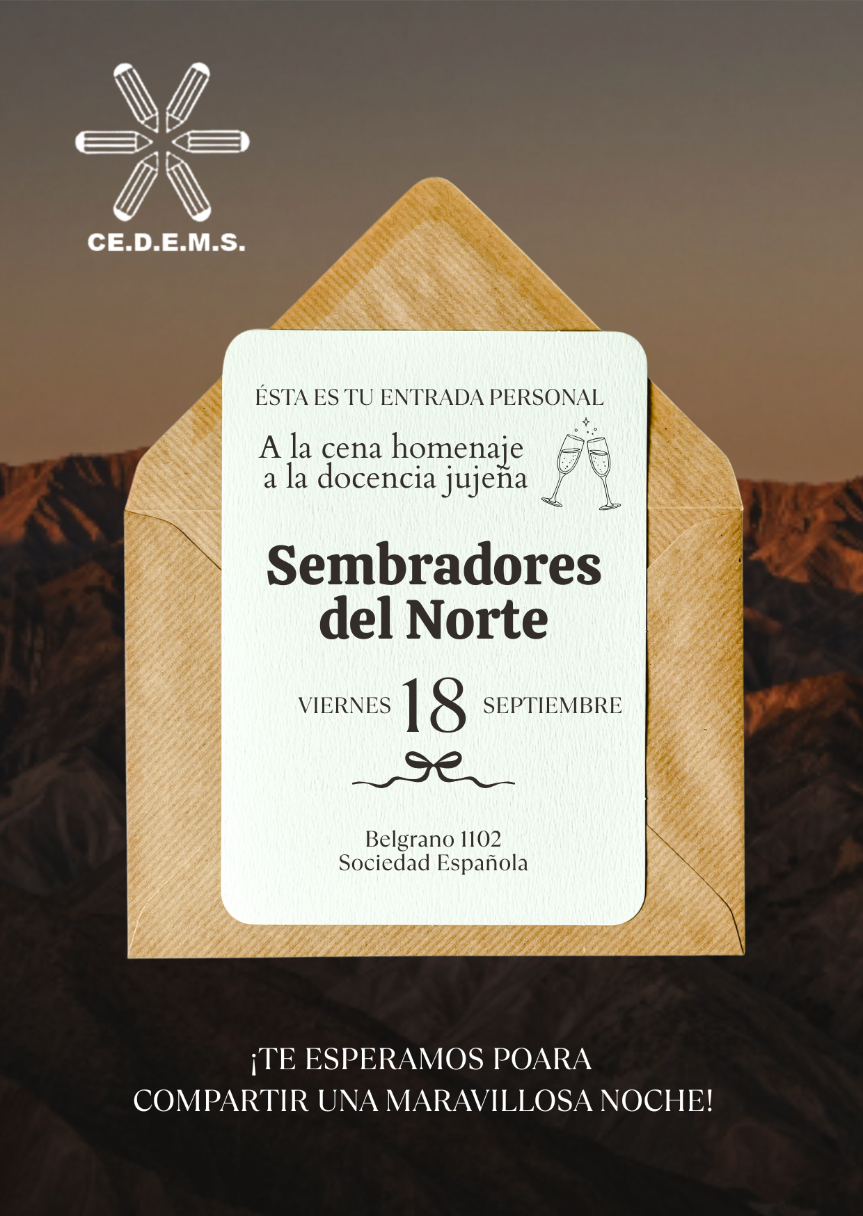 Cena de Profesores Sembradores del Norte