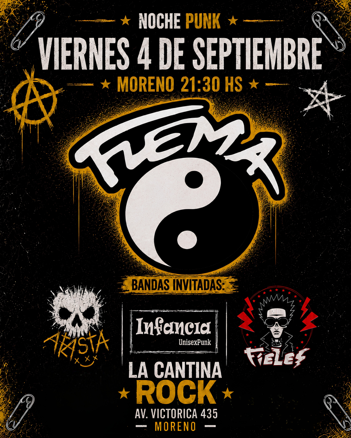 Flema en Moreno - Vie 4 Sep