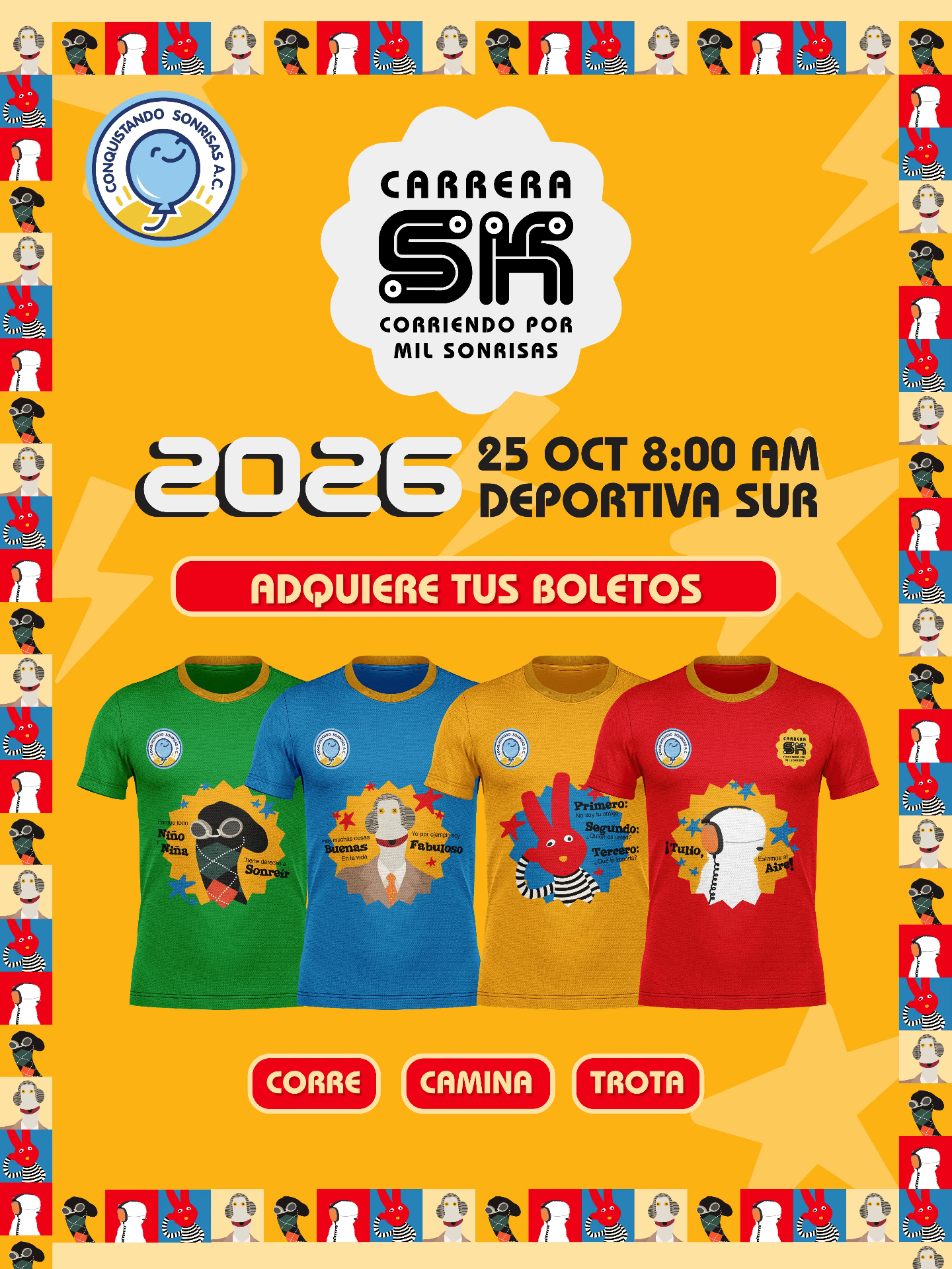 Donativo Corriendo por Mil Sonrisas 12a edición
