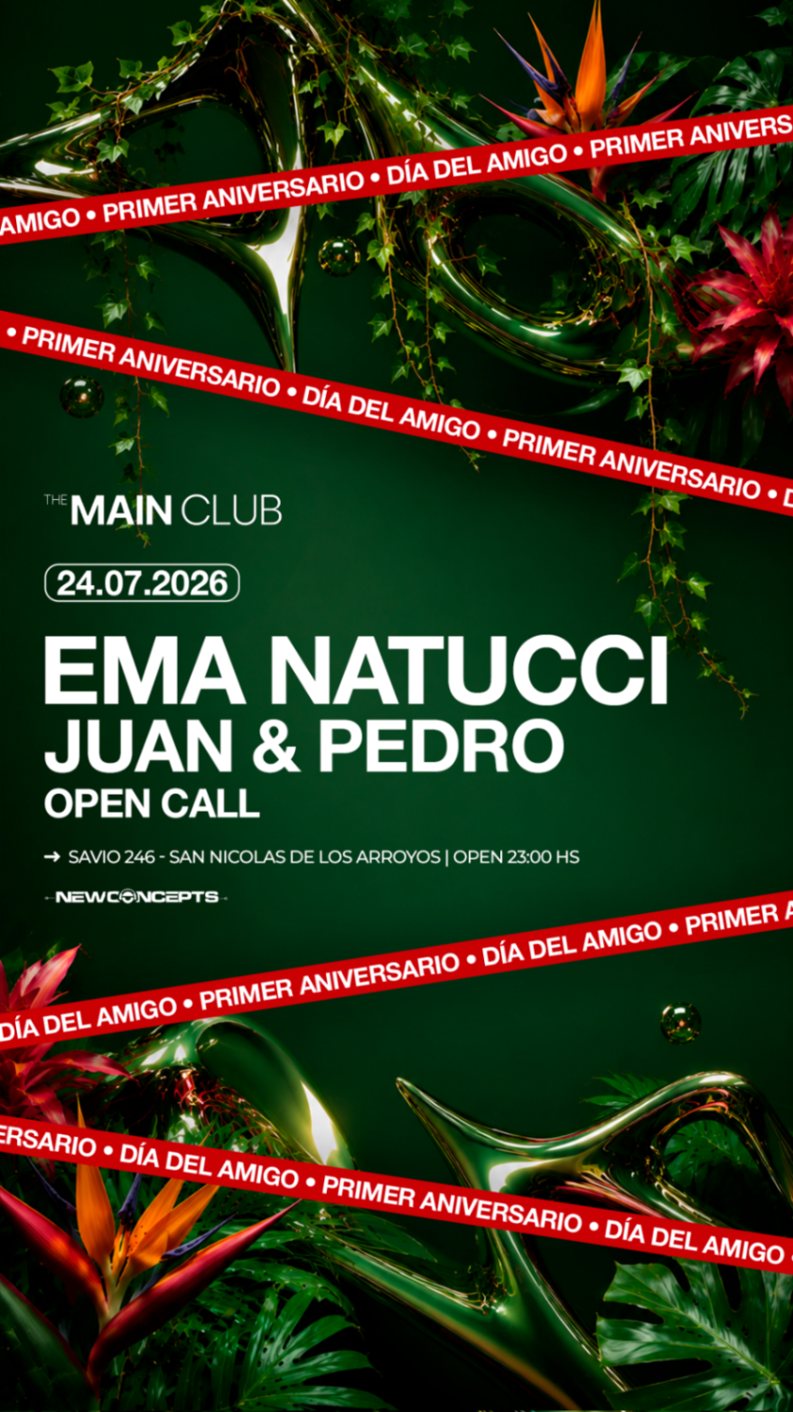 Aniversario & Día del Amigo The Main Club